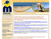 Tablet Screenshot of muellers-ferien.de